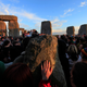 Summer Solstice celebrations at Stonehenge in 2010.
